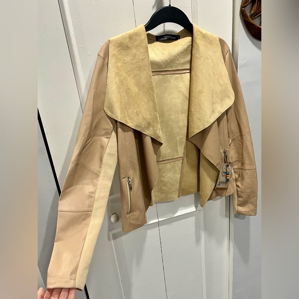 Faux Leather Jacket 🧥